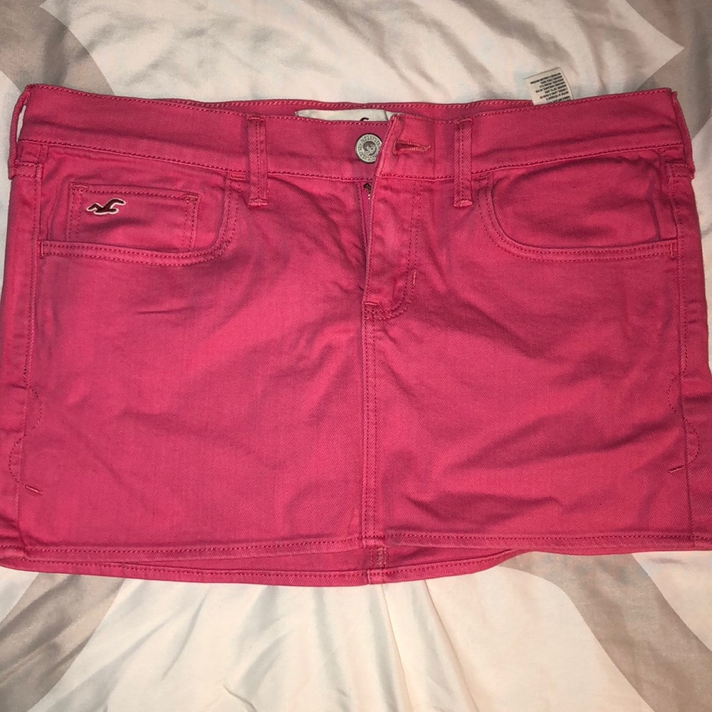 Hollister Stretch Denim Mini Skirt